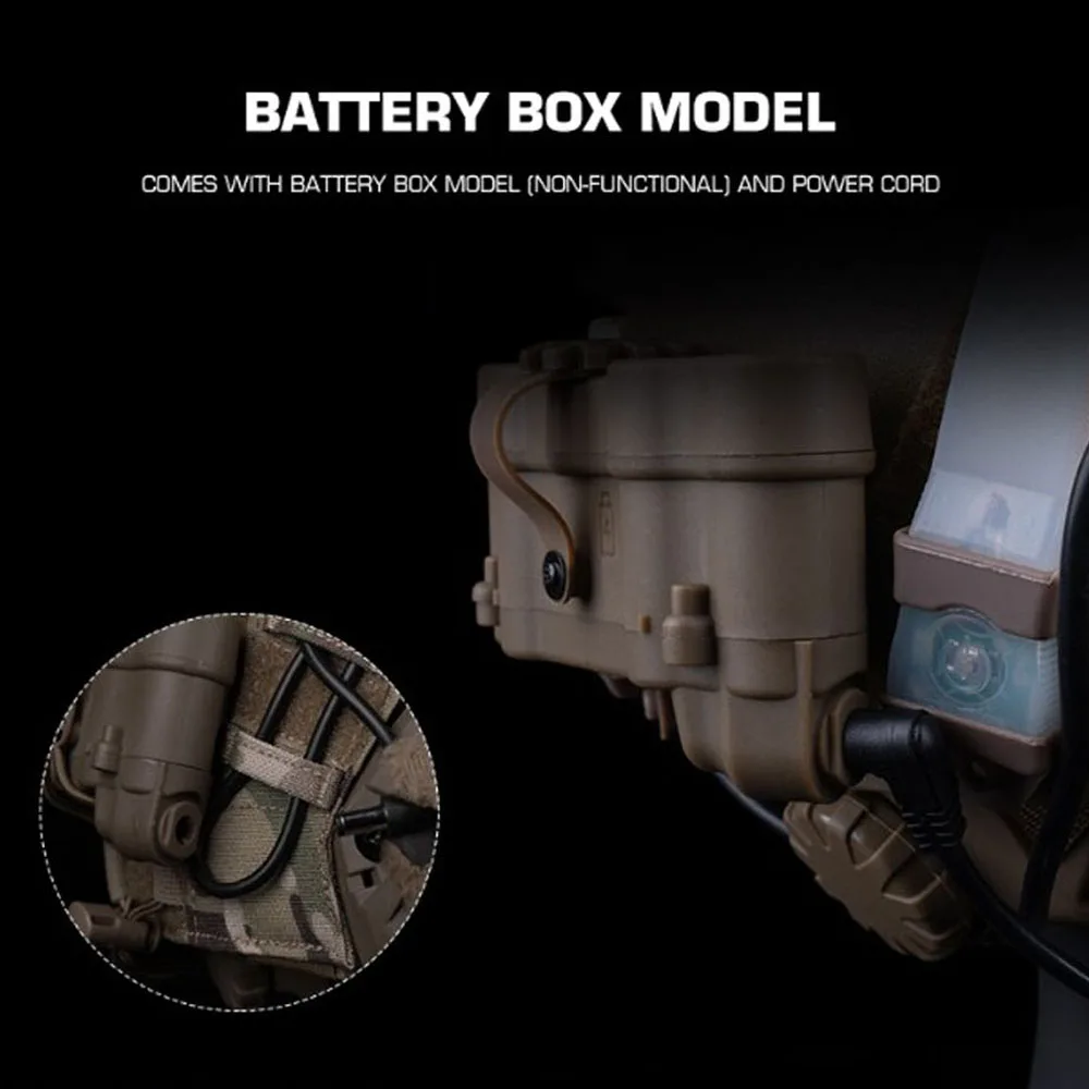 GPNVG 18 gafas de visión nocturna versión de fusión térmica accesorios para casco táctico NVG modelo DUMMY casco Airsoft accesorios decorativos - imagen 5