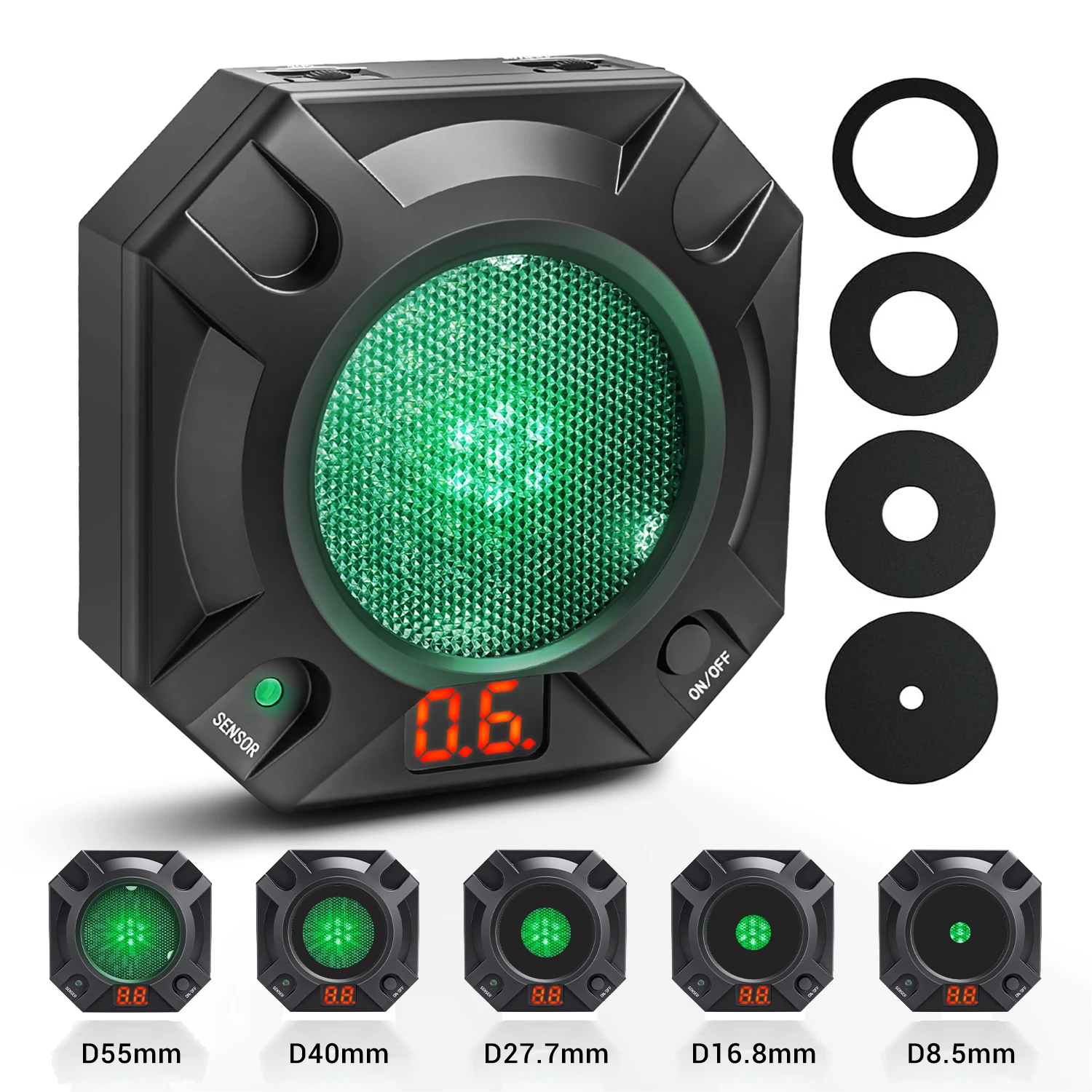 Objetivo láser de fuego seco, puntuación electrónica, objetivo láser de inducción infrarroja, objetivo de entrenamiento láser para práctica de tiro con sonido - imagen 2