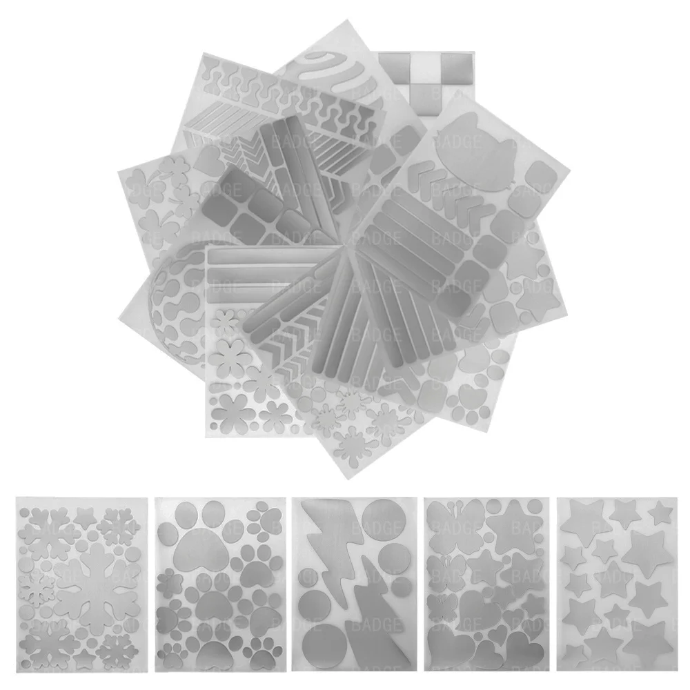 Cinta PET reflectante de transferencia de calor DIY, película de vinilo para planchar para prendas, mochila, ropa para perros y gatos, calcomanía de seguridad para deportes nocturnos - imagen 3