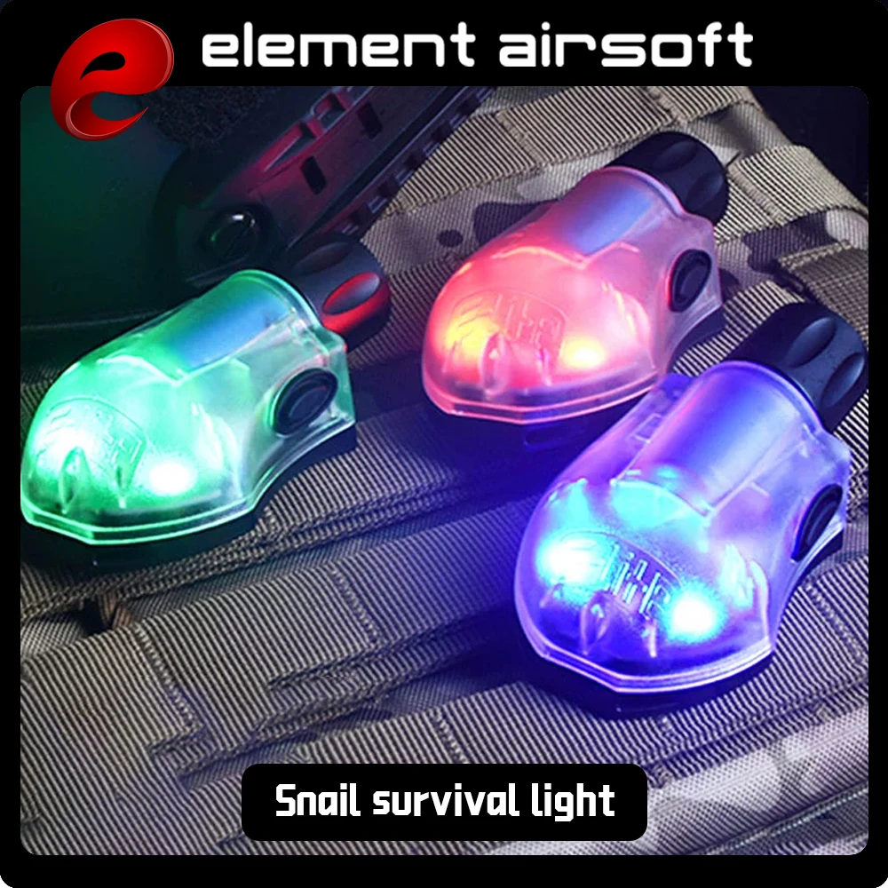 Elemento táctico MANTA Caracol luz IR identificación supervivencia señal luz táctica estroboscópica casco luz - imagen 2