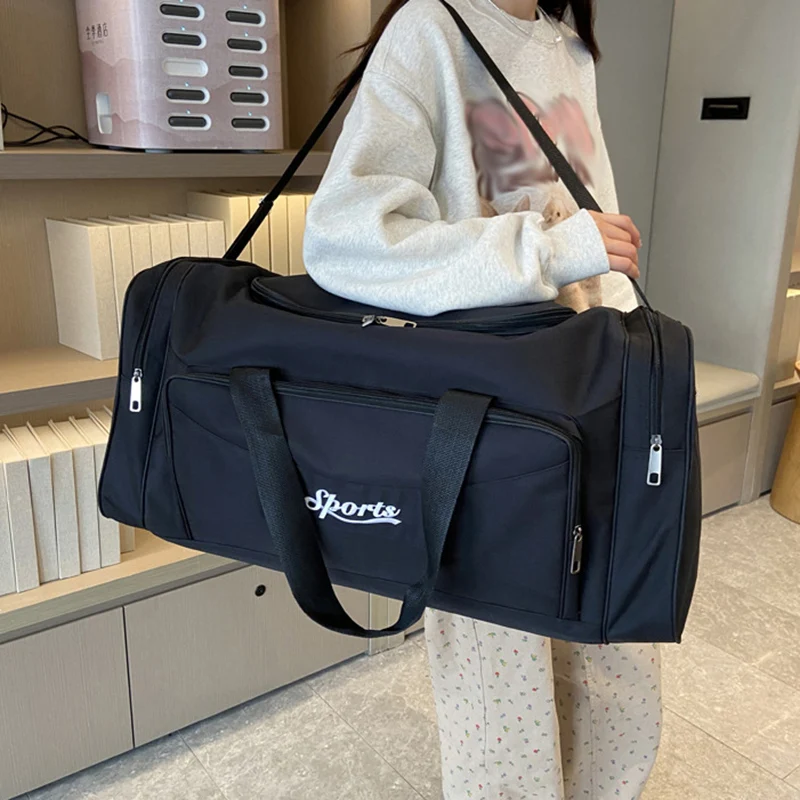 Bolsa de gimnasio Fitness Yoga bolsas deportivas húmedo seco viajes al aire libre Camping senderismo bolso natación escalada paquete equipaje de fin de semana bolsa de lona - imagen 4