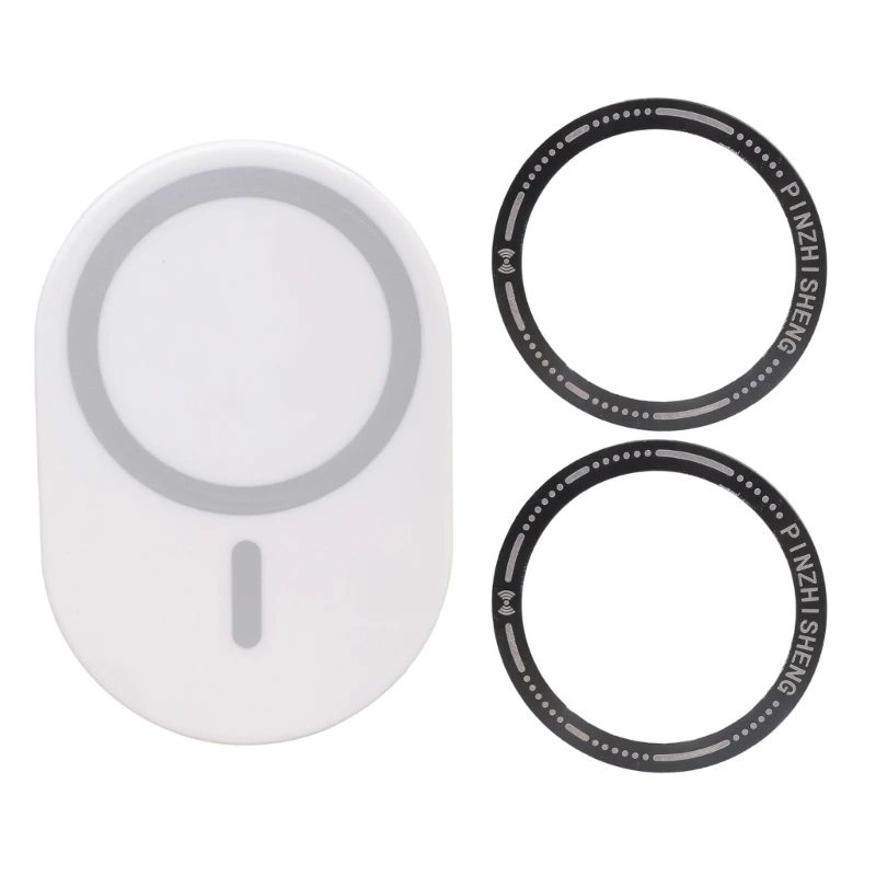 Fuerte soporte magnético teléfono coche N52, Base bola 17mm, rotación 360, soportes PC ABS ajustables, sin - imagen 2