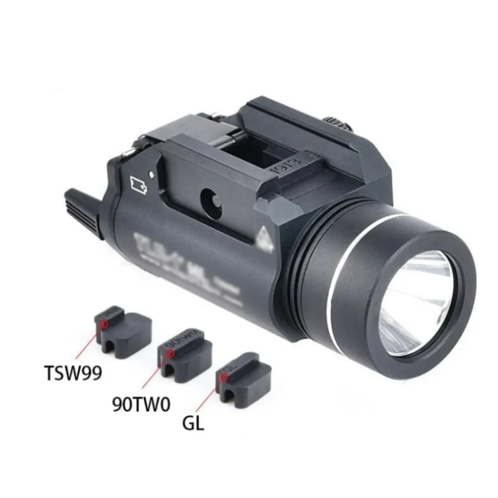 Linterna TR-1/luz de pistola táctica, adecuada para equipo táctico al aire libre, riel de 20 mm. linterna. - imagen 2