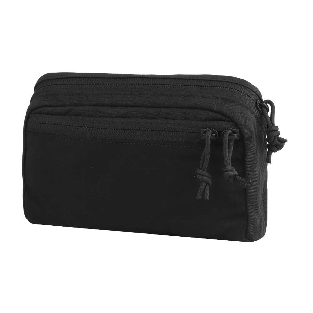 Bolsa para artículos diversos con cremallera Horizontal, sello de cintura Molle con bolsa, correa de cuerda elástica interna, bolsa de almacenamiento fija - imagen 2