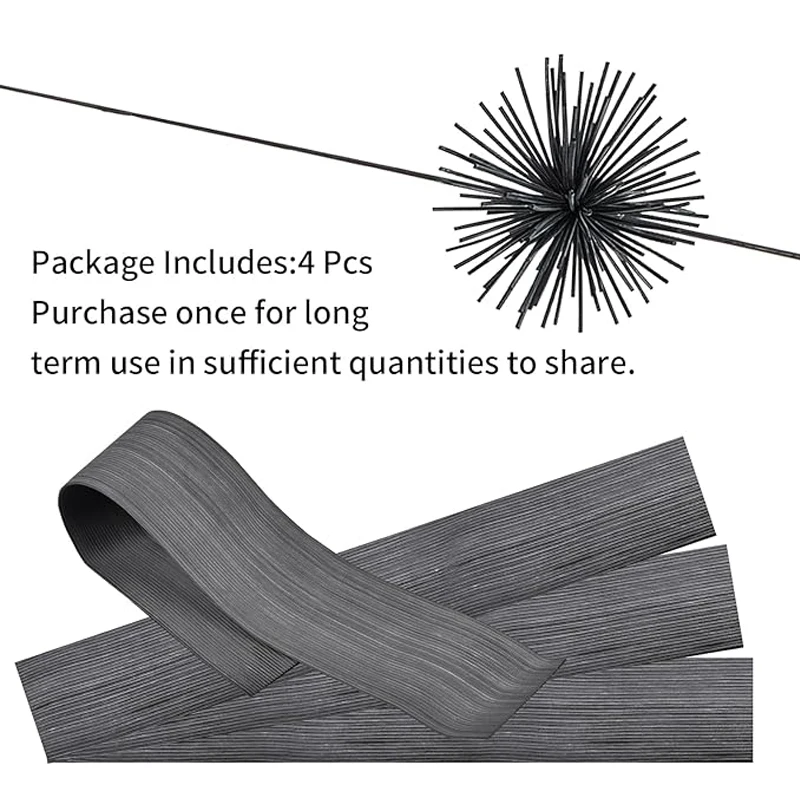 Toparchery 4 piezas de silenciadores de bigotes de cuerda de arco que reducen el ruido de la cuerda para accesorios de arco recurvo compuesto - imagen 3