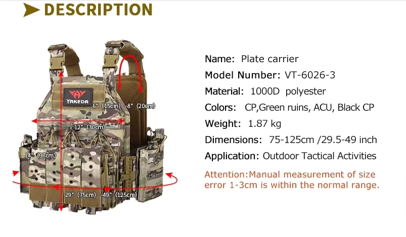 Capricornio MCAP nieve camuflaje liberación rápida táctico resistente a la abrasión equipo de exploración uniforme de camuflaje chaleco - imagen 2