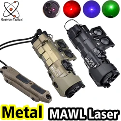 MAWL táctico C1 Metal rojo verde azul láser nuevo Mawl-C1 IR Visible blanco LED indicador de puntería interruptor de presión Dual 2,5 MM SF enchufe