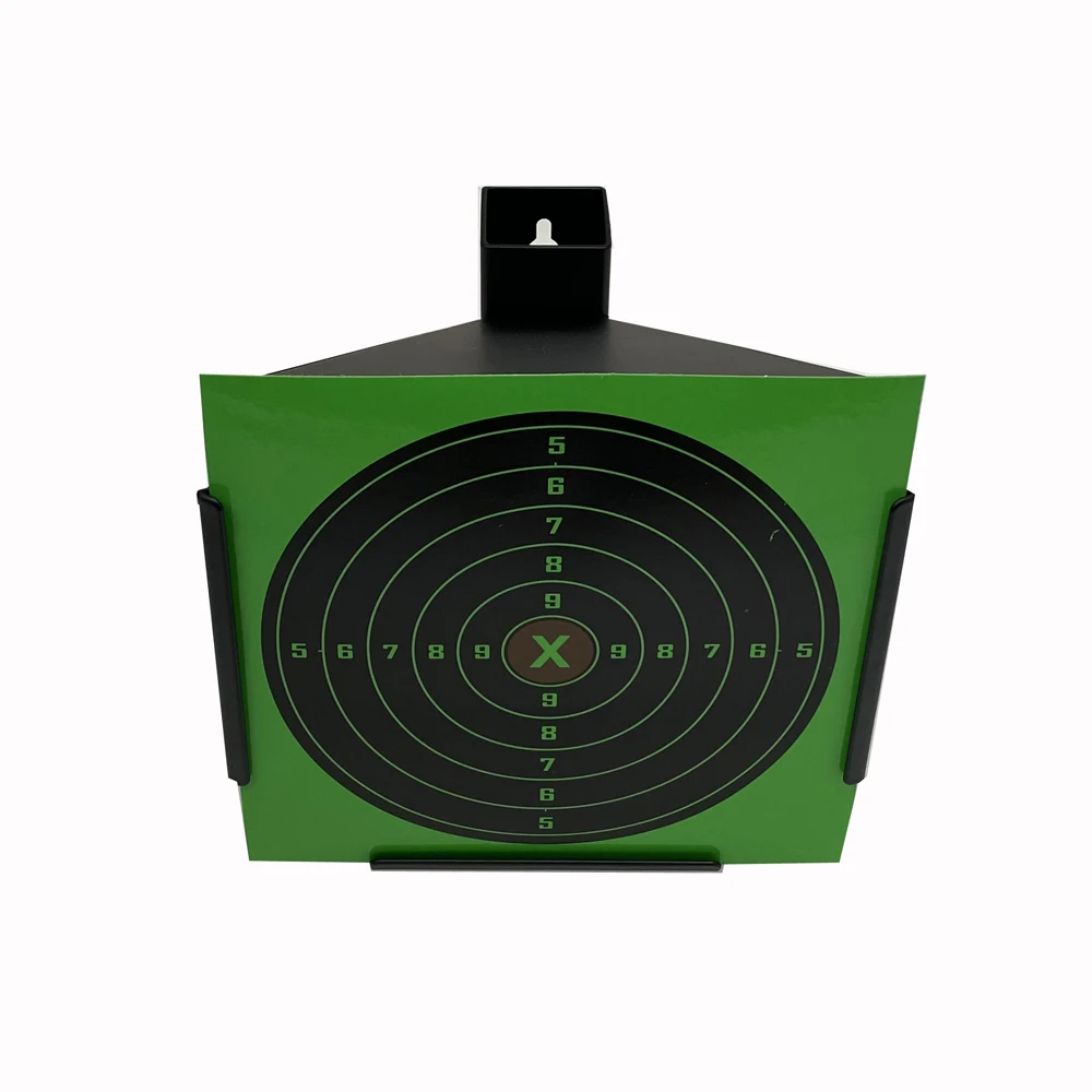 Juego de trampa de pellets de tiro de Metal, tablero de tarjeta de papel, salpicaduras gruesas, objetivo reactivo, 14x14cm, 20 piezas, 1 Juego - imagen 5