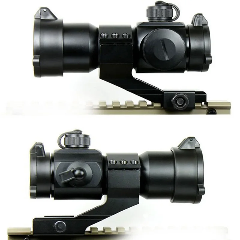 Mira de punto rojo/Verde M3 tacticalcon montura en forma de L para Rifle de caza, Rifle de tiro para riel de 20MM - imagen 3