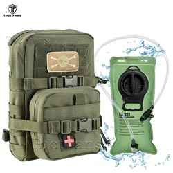 Bolsa hidratación táctica MOLLE 2L – IFAK médica antiscratch
