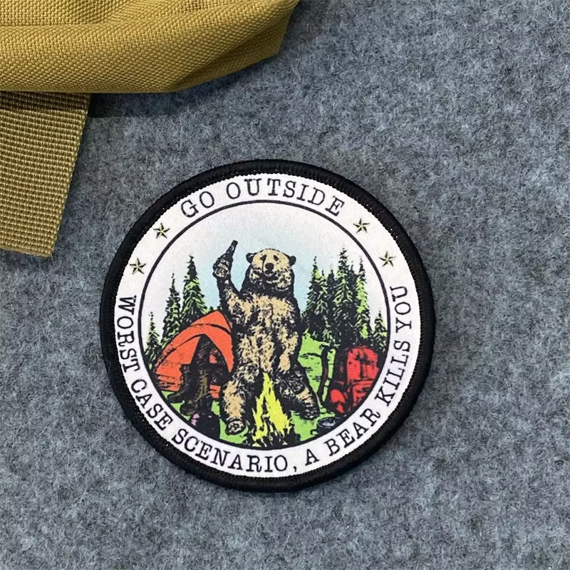 Parche táctico Hellfish calavera con velcro para equipo - imagen 5