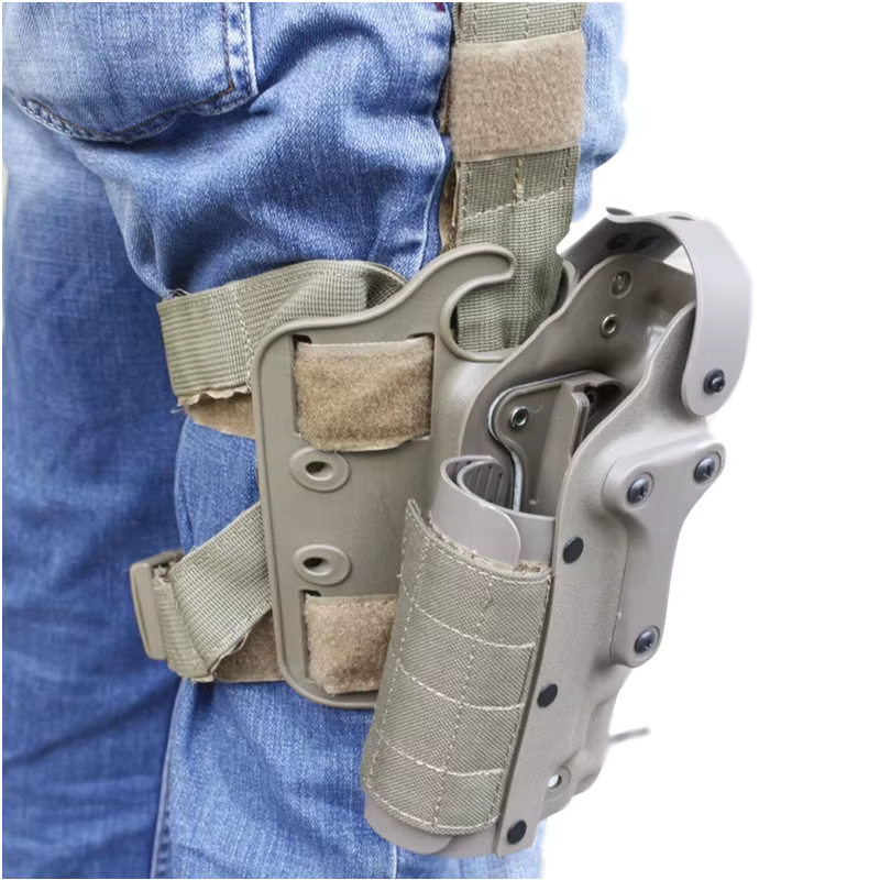 Funda táctica de muslo universal diestra para pistola - imagen 4