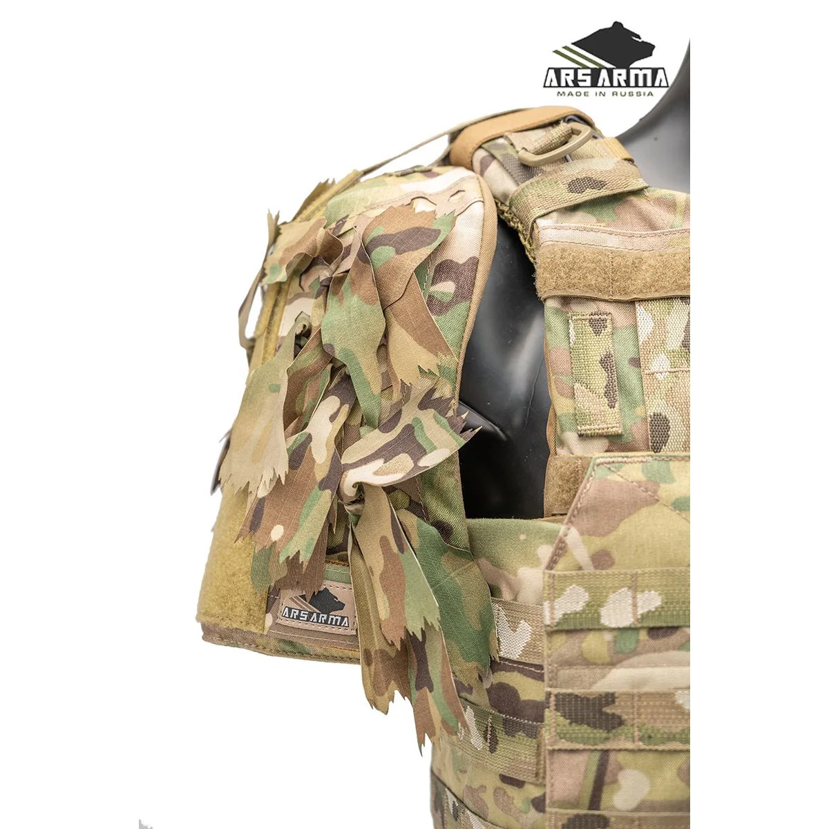 14 unid/set ATFG, RG, elementos de camuflaje, tiras de tela para chalecos Molle, funda para cascos, hombro DIY - imagen 2