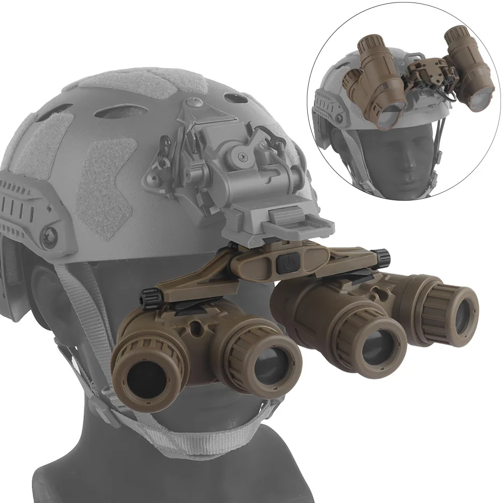 GPNVG 18 Visión nocturna simulada – Binoculares abatibles Airsoft - imagen 2