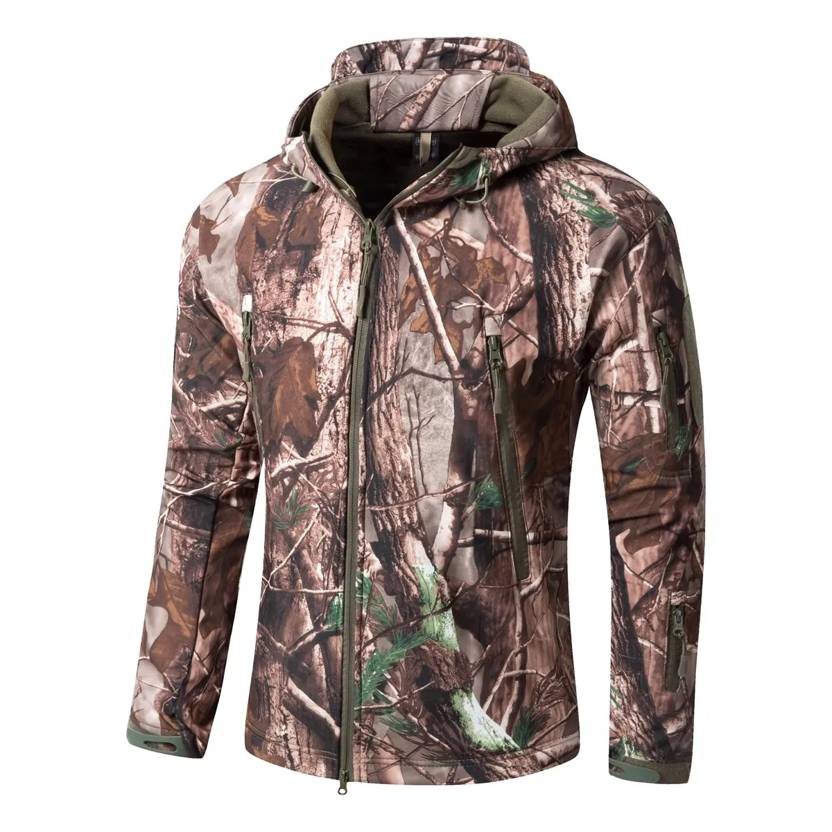 Chaqueta de camuflaje para caza y pesca, abrigo impermeable, transpirable, resistente al desgaste, senderismo, deportes al aire libre, primavera y otoño - imagen 4