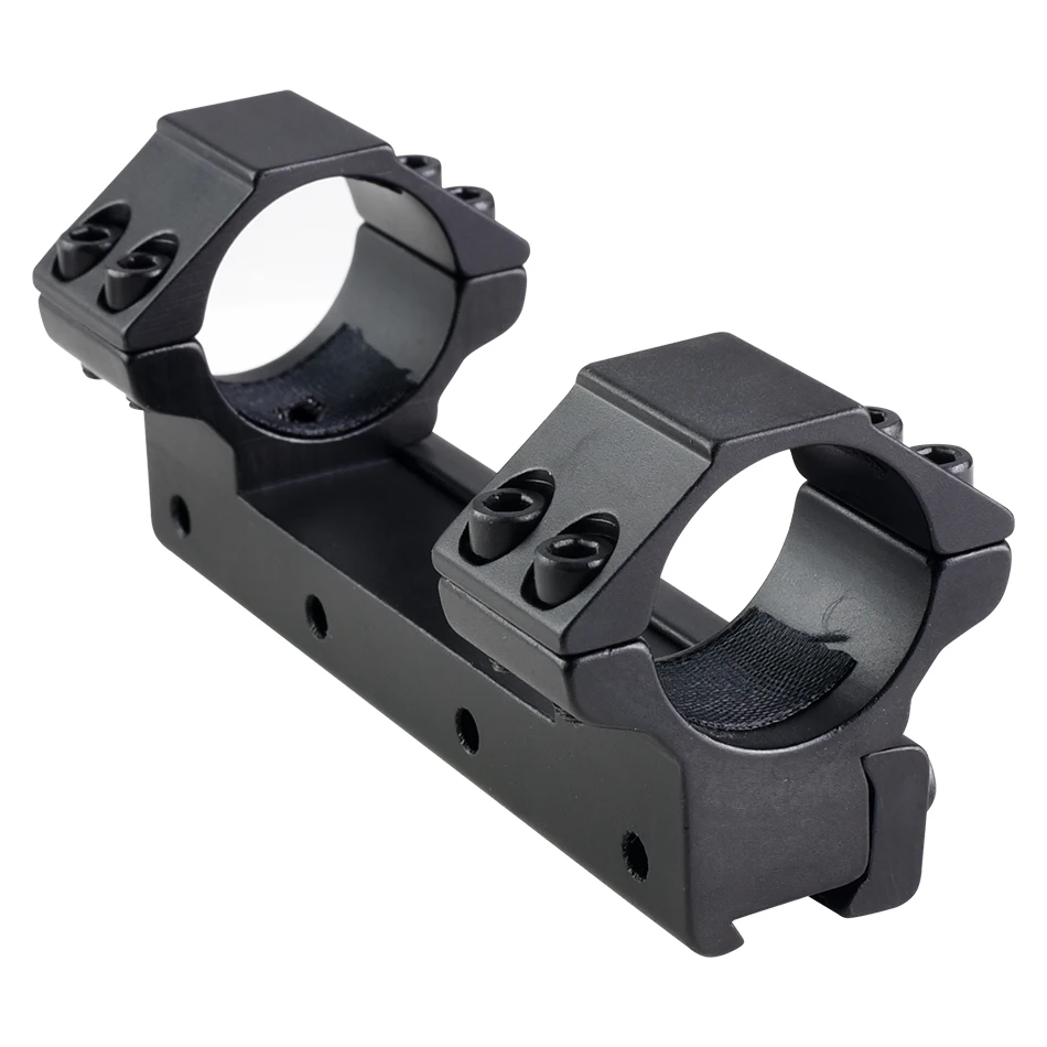 Abrazadera de montaje de anillo de 25,4mm para mira telescópica táctica, Base de perfil alto y bajo, abrazadera de montaje de Rifle de súper precisión para montaje en riel de 11mm - imagen 5