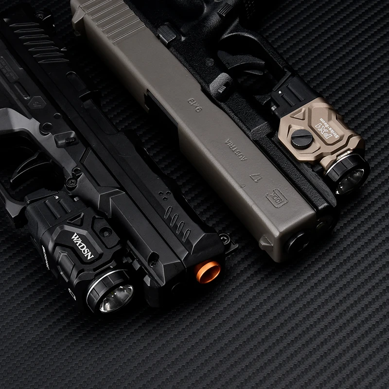 WADSN-linterna táctica de Metal PX1, luz de pistola, riel Picatinny de 20mm para Glock 17 G18 G19, lámpara de explorador, accesorios TTI Airsoft - imagen 4