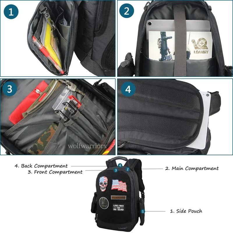 Mochila para ordenador portátil de 15 pulgadas para hombre y mujer, morral duradero antirrobo para viaje de negocios - imagen 5