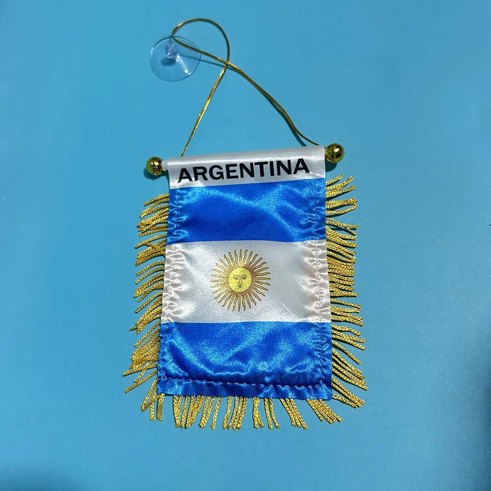 Bandera Argentina para coche Sky Flag doble cara poliéster - imagen 3