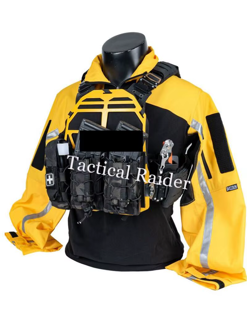 Uniforme instructor reflectante naranja amarillo – Alta visibilidad rescate - imagen 2