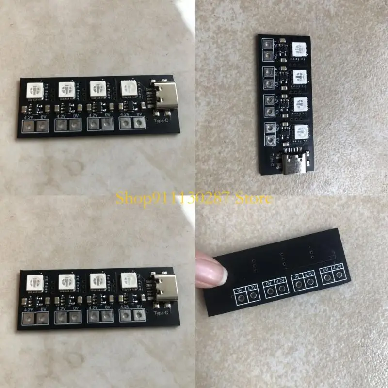 Módulo carga batería J1HC 0.5A 4.2V Diseño liviano Múltiples protecciones seguridad Compatibilidad con varios - imagen 4