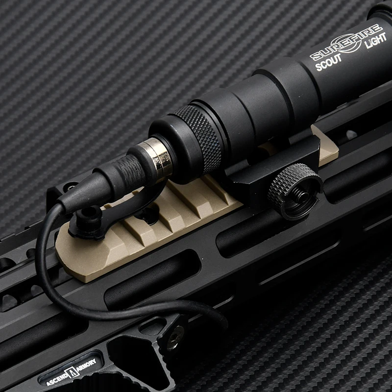 Juego de rieles Picatinny de plástico y nailon táctico, 6 uds., m-lok Keymod, 20mm, accesorios para pistola de juguete Airsoft, riel de polímero para m-lok Keymod - imagen 2