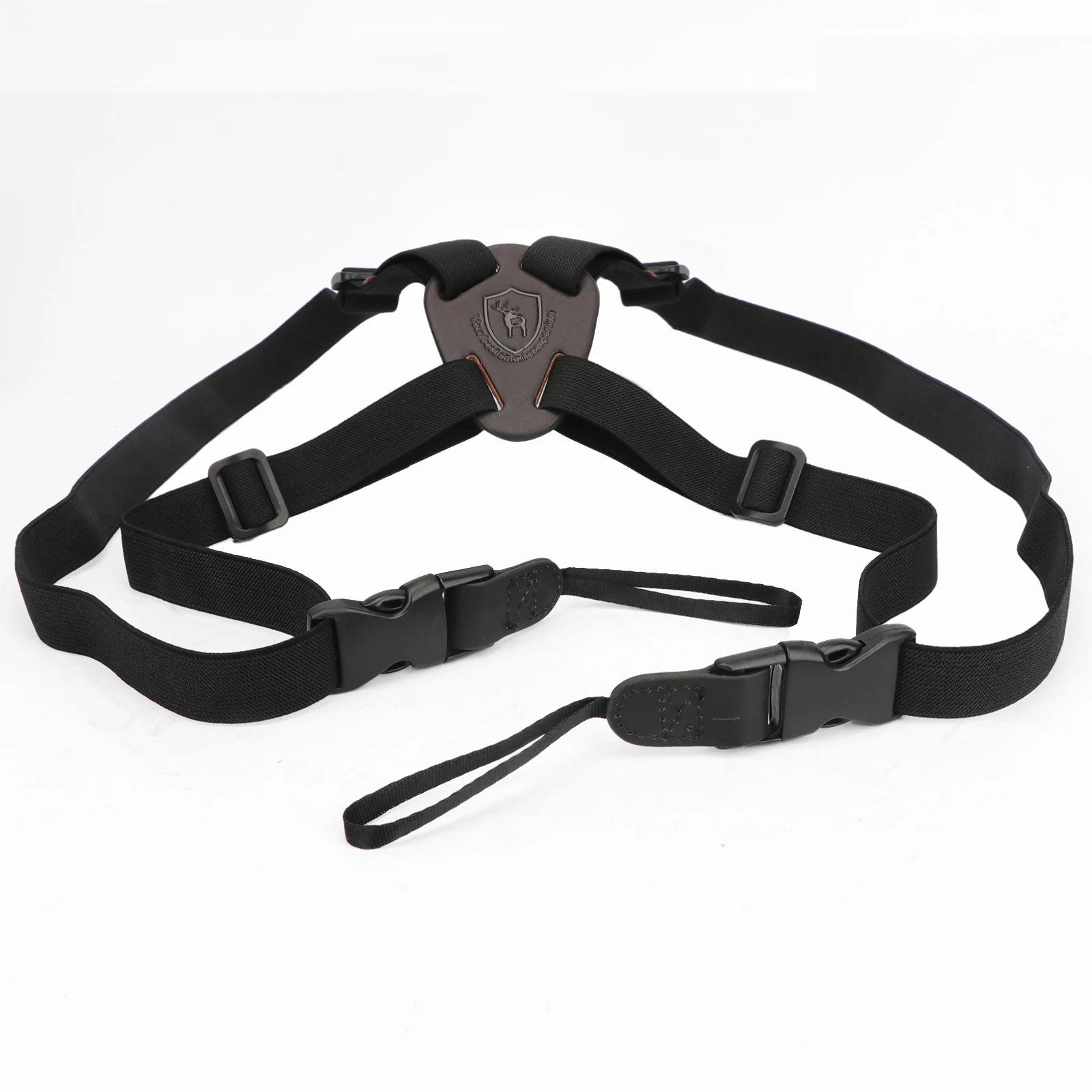 Tourbon-Correa Binocular para caza, telémetros, portador de cámara, arnés elástico de nailon duradero, longitud ajustable para telescopio - imagen 5