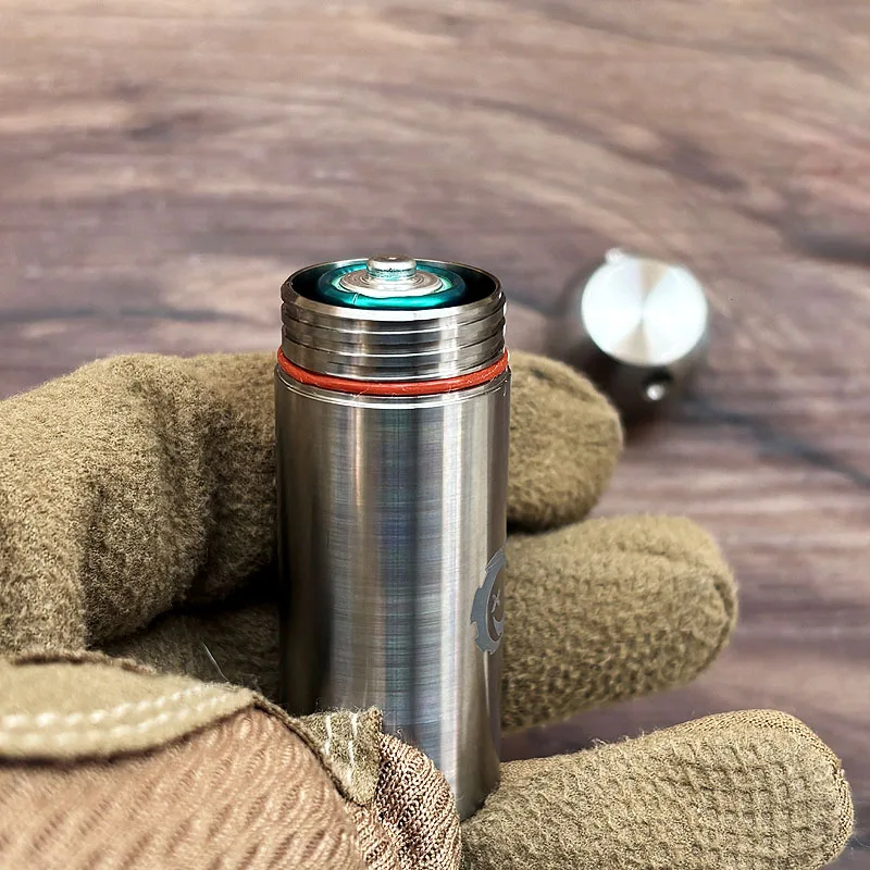 EDC-compartimento de almacenamiento multifunción para exteriores, resistente al agua, de titanio - imagen 5