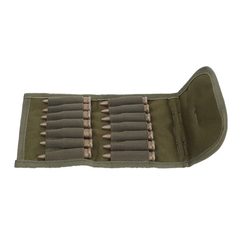 Mini bolsa redonda de 14 cartuchos para munición, bolsa pequeña de nailon, conchas para Rifle y escopeta, bolsa táctica multifuncional para cartuchos Molle - imagen 4