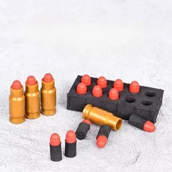 100 balas de espuma suave + 32 conchas para Paintballs, pistola de juguete, pistola Colt, juegos de disparos, juguetes para niños, tienda Dropship