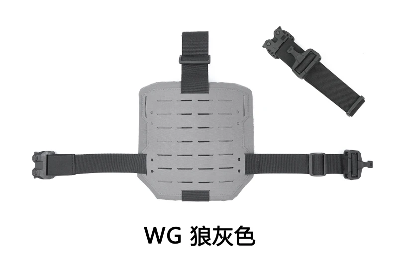 Molle-funda táctica para pierna, bolsa para revista con plataforma, Protector de muslo, accesorios portadores de placa Airsoft - imagen 5