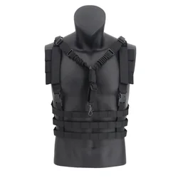 Chaleco táctico MOLLE modular ripstop con porta-cargadores