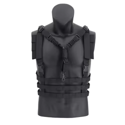 Chaleco táctico MOLLE modular ripstop con porta-cargadores