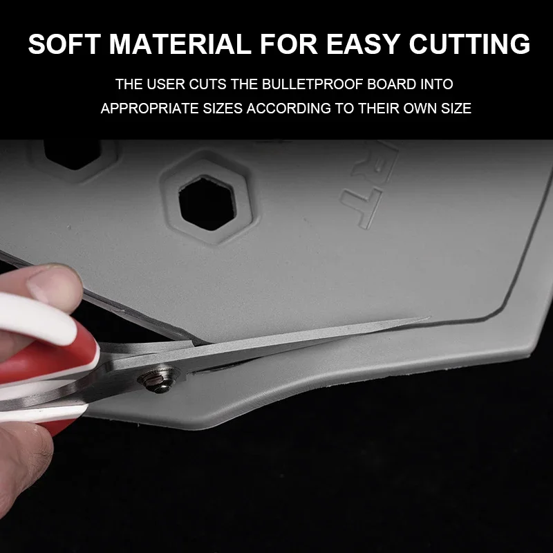 Almohadilla táctica para chaleco, Panel de placas EVA, almohadilla protectora a prueba de golpes, placa ultrafina, chaleco de caza, portador de placa, revestimiento interior, 1 par - imagen 5