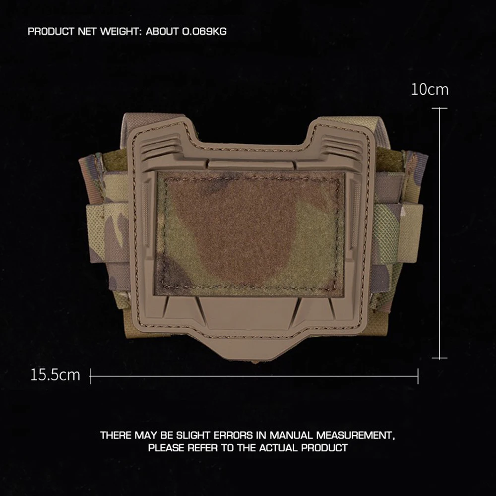 Bolsa de batería para casco táctico serie K, casco rápido Airsoft para caza, caja de batería PVS31, almacenamiento, contrapeso, bolsa de accesorios para casco - imagen 2