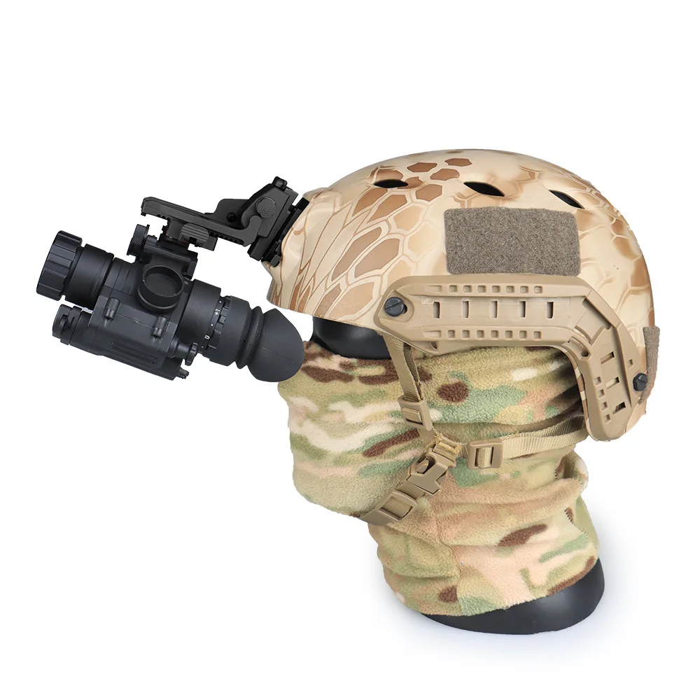 Casco abatible de perfil bajo de Metal, montaje NVG, BNVS, soporte PVS14, adaptador de brazo J - imagen 5