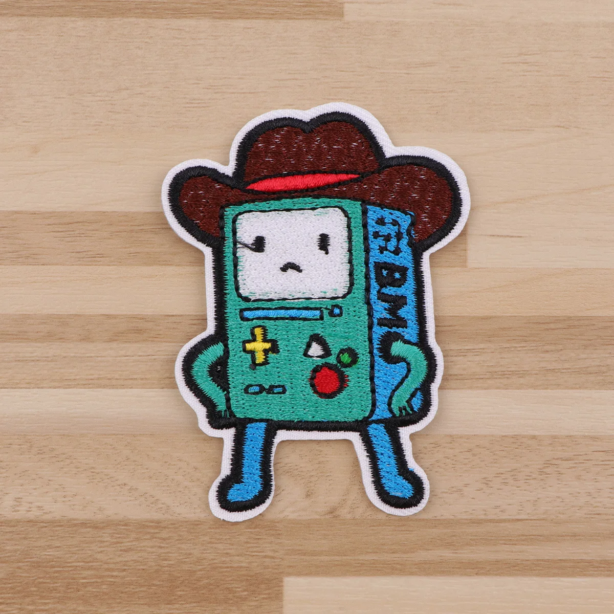 Figura de juego, parche para planchar, parche para ropa, parche bordado de vaquero de dibujos animados, accesorios de ropa, pegatina de costura - imagen 4