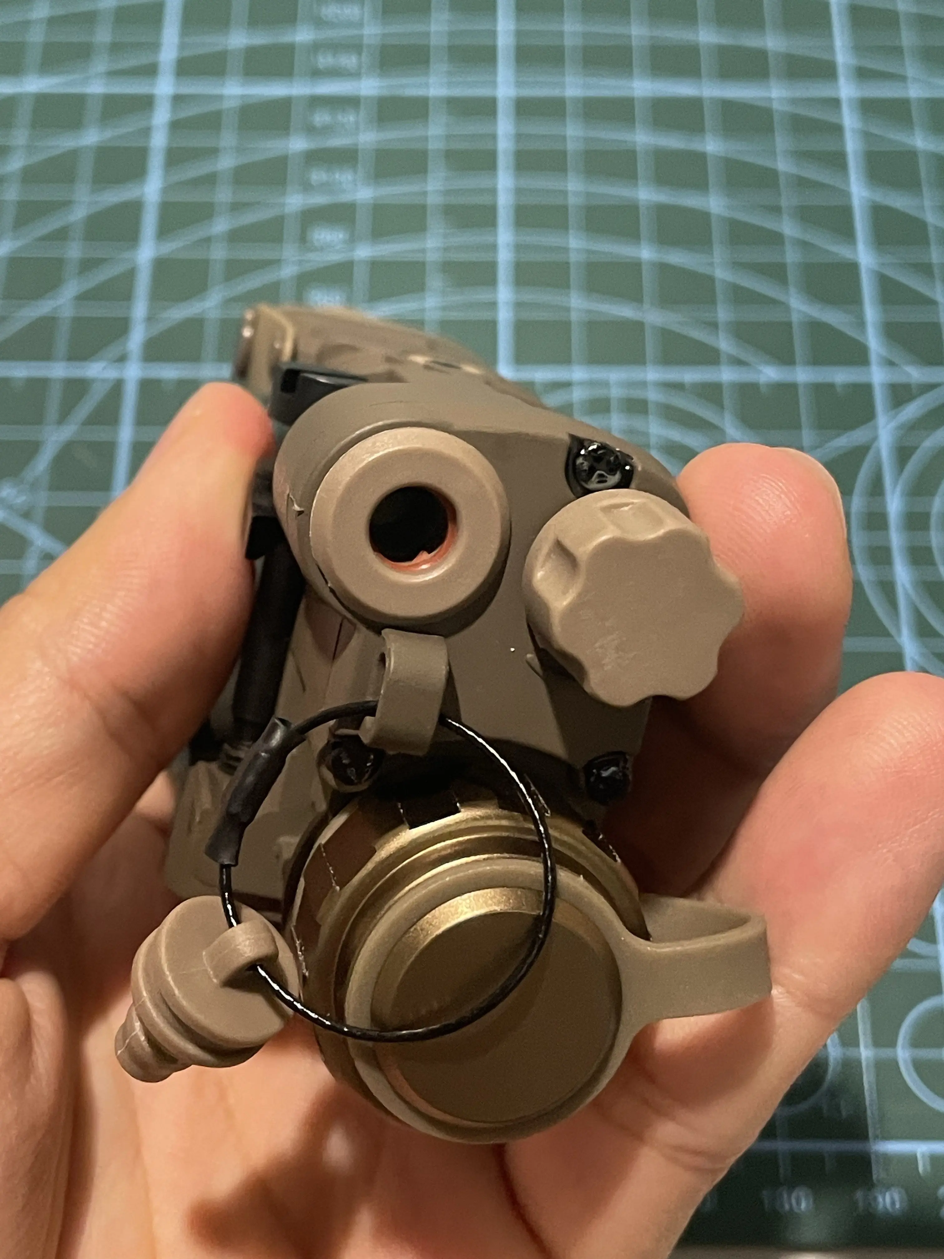 FMA LAB linterna táctica LED con láser rojo IR para airsoft - imagen 4