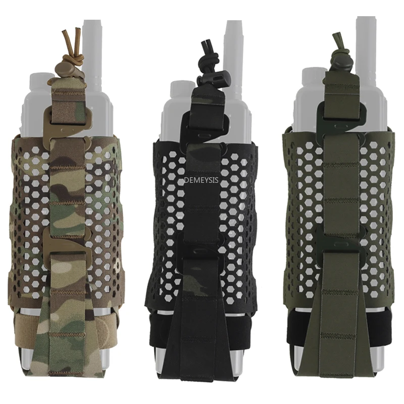 Bolsa de Radio táctica Universal para caza, Walkie Talkie, bolsa de almacenamiento para Airsoft, Paintball, combate, bolsas Molle, bolsa para interfono