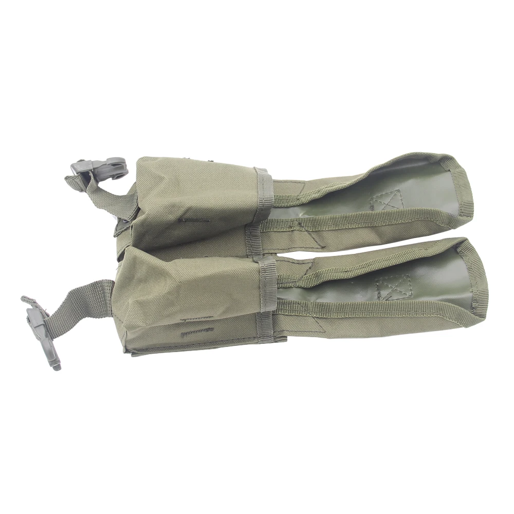 Bolsa táctica Molle EDC para exteriores, bolsa individual doble para granada, bolsa de almacenamiento de herramientas de liberación rápida, riñonera con cinturón para equipo de caza - imagen 4