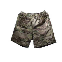 Pantalones cortos tácticos camuflaje transpirables con cintura elástica