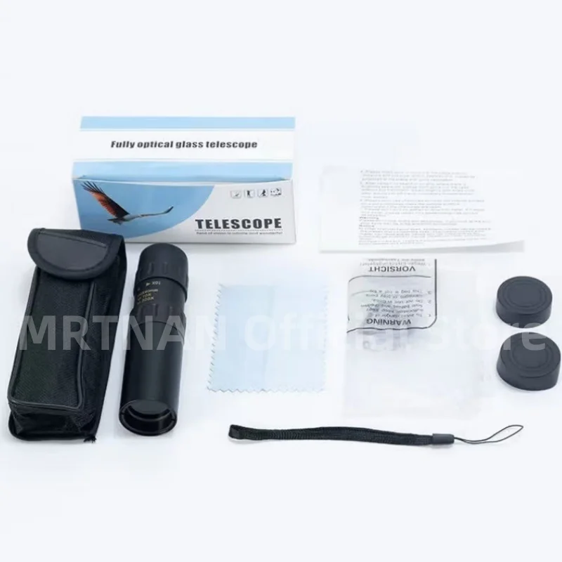 Binoculares potentes con Zoom 10-300X, Metal HD Bak4, telescopio profesional portátil de calidad de largo alcance, Monocular para caza - imagen 2