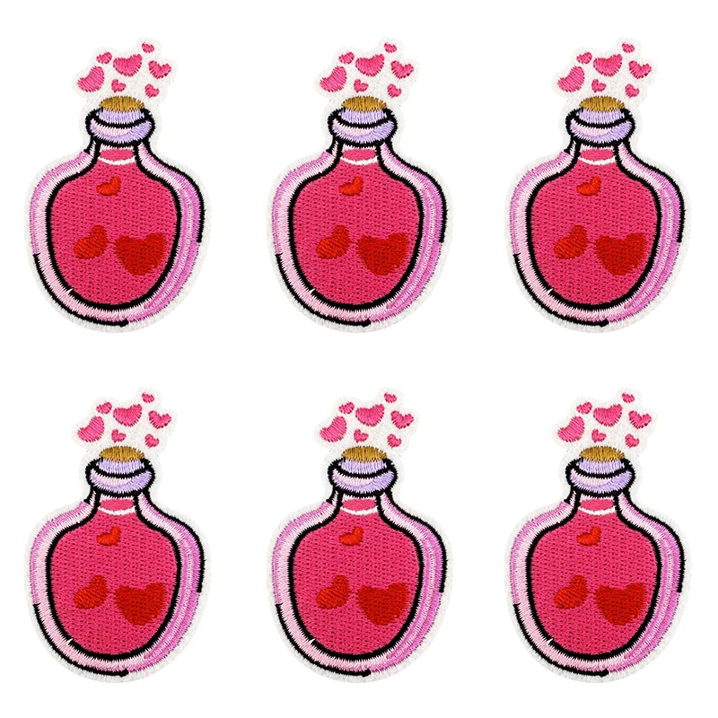 10 Uds nueva serie de dibujos animados parches bordados para planchar para ropa chaquetas Castillo de princesa parches termoadhesivos apliques para coser - imagen 2