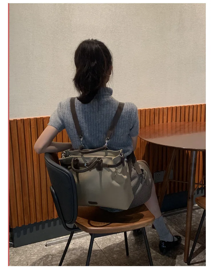 Mochila para ordenador portátil Lawaia, Mochila universitaria Para mujer, bolso de lona Loptop, Mochila Para ordenador, 33-27-10cm, 1 ud.