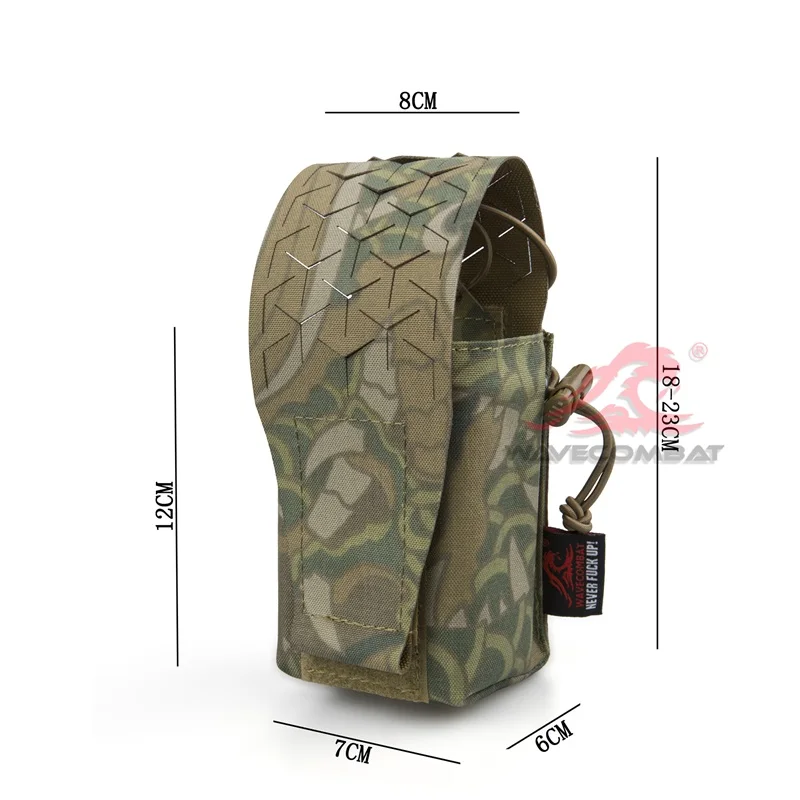 Bolsa para revistas de radio multifuncional desmontable SS con patrón de dragón para deportes al aire libre - imagen 2