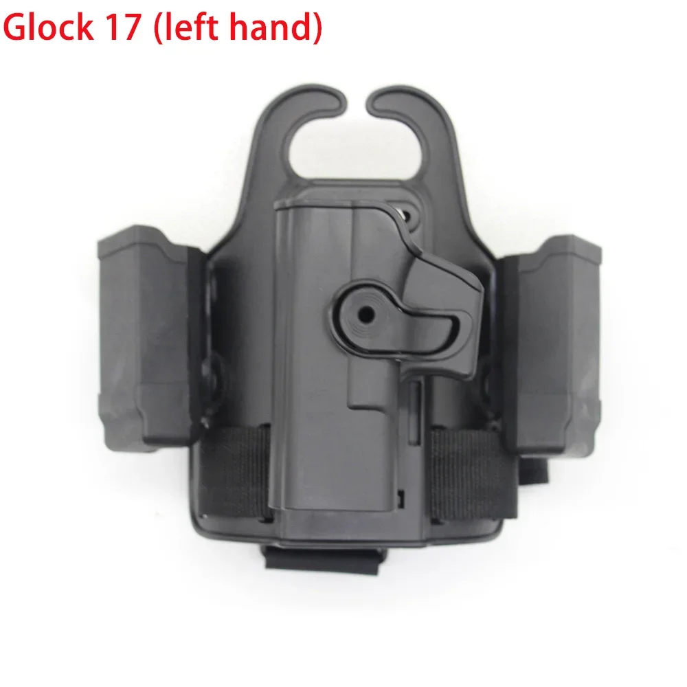 Funda táctica de pierna Colt 1911 con bolsas para cargador pistola - imagen 3