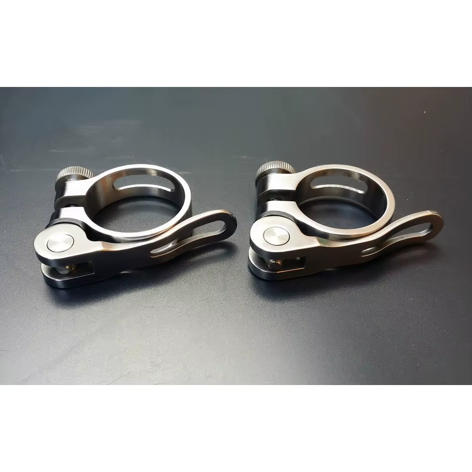 Tija sillín titanio liberación rápida para bicicleta 31,8/34,9mm - imagen 5