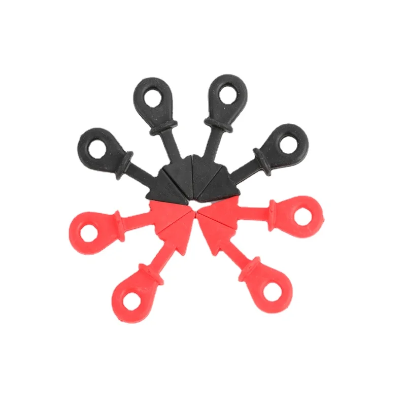 AME 4 Uds estabilizador de cuerda de arco instalar sin quitar cuerda de arco tiro con arco caza silenciador de goma amortiguador - imagen 2