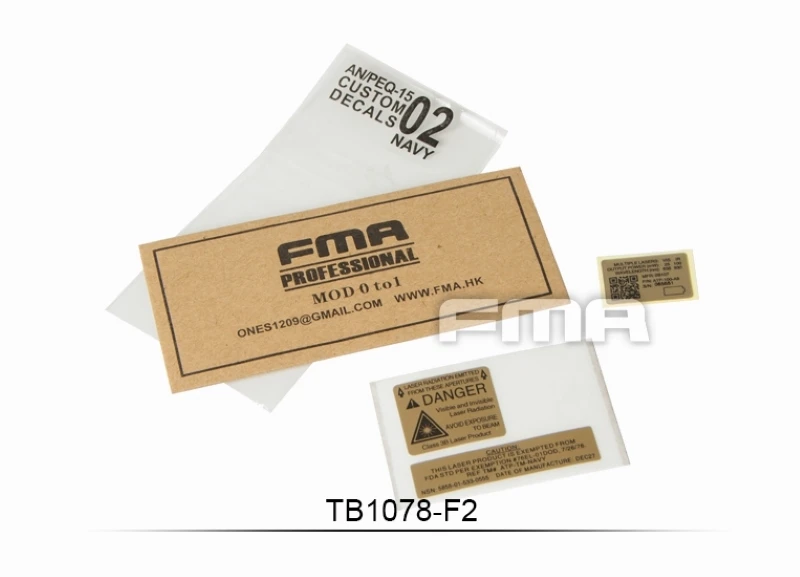 FMA-calcomanías personalizadas para caja de batería, pegatinas para PEQ-15 LA-5, TB1078 - imagen 2