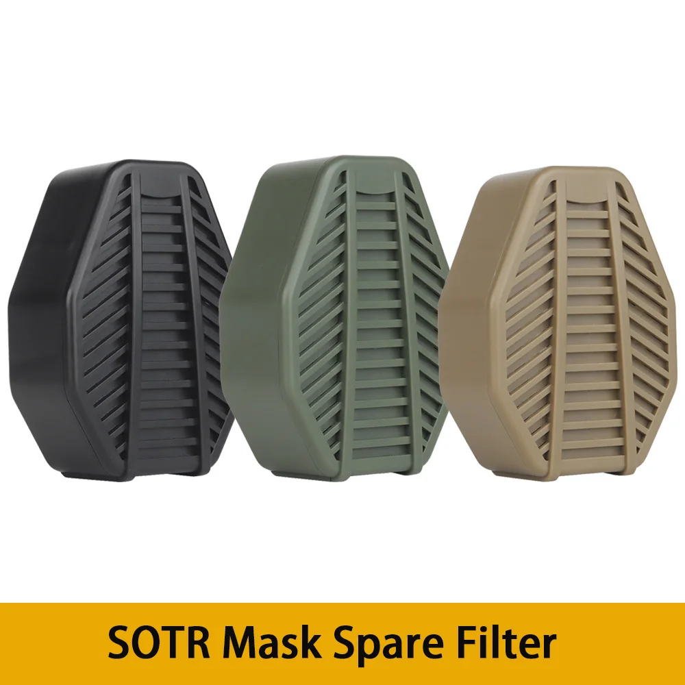 SOTR-filtro de repuesto HEPA H11 para mascarilla, respirador táctico de operaciones especiales, filtración, accesorios de repuesto, antipartículas y polvo